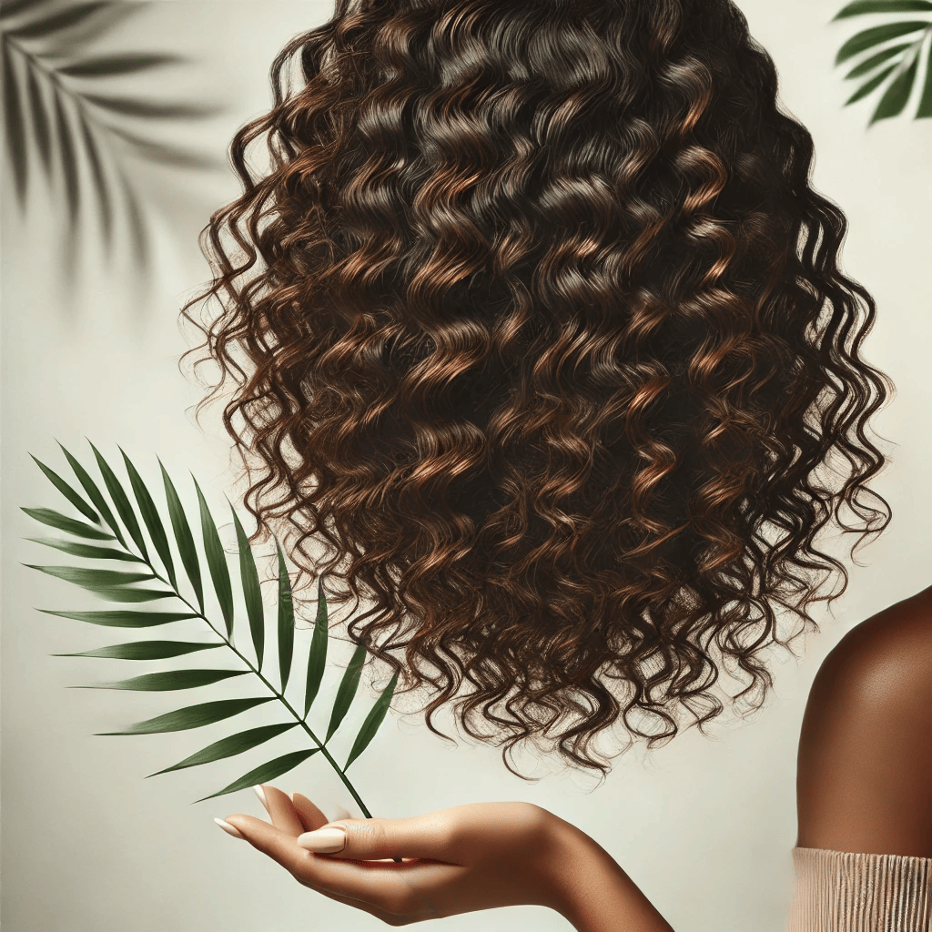 Picture of a simple and graceful photo depicts pre-styled Cuban hair with no stylist style and yet still it looks so natural and glossy and has so much volume. It is placed in a clean background with soft lighting.